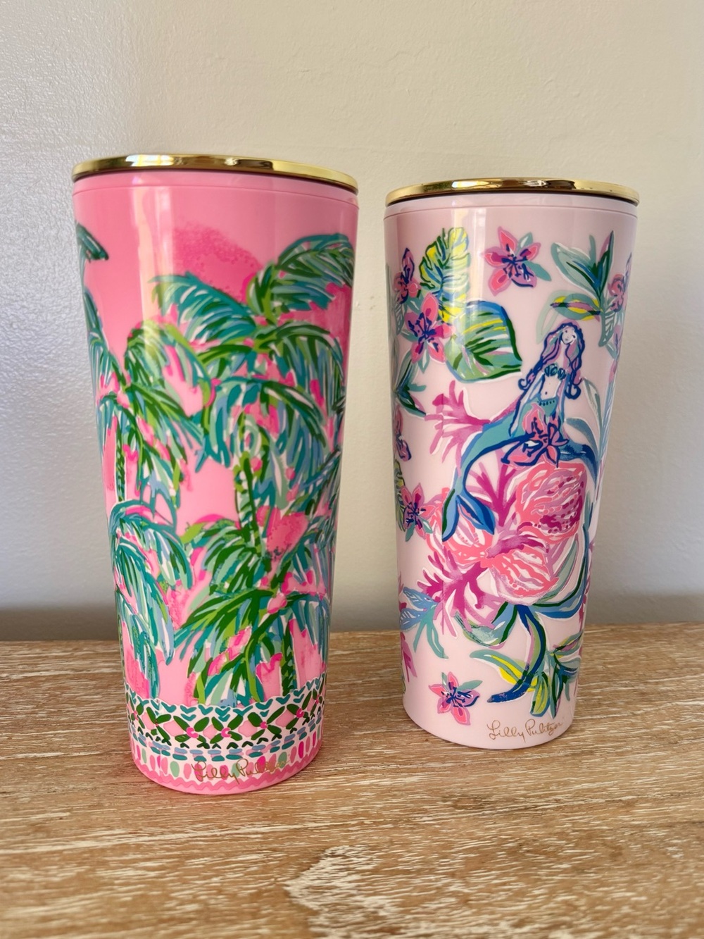 2 Lilly tumblers